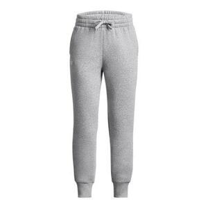 Under Armour Dívčí tepláky Rival Fleece Joggers - velikost YM mod gray light heather YL, 150 - 160