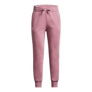 Under Armour Dívčí tepláky Rival Fleece Joggers - velikost YL pink elixir YM, 137, –, 150