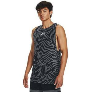 Under Armour Pánské tílko Baseline Printed Tank black S, Černá