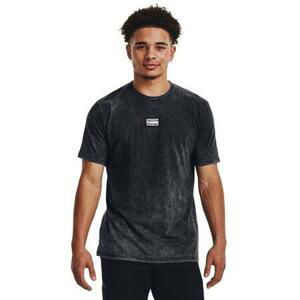 Under Armour Pánské tričko Elevated Core Wash SS black M, Černá