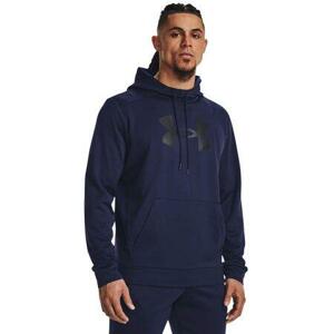 Under Armour Pánská mikina Armour Fleece Big Logo HD midnight navy XXL, Tmavě, modrá