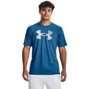 Under Armour Pánské bavlněné tričko Big Logo Fill SS cosmic blue L