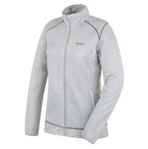 Husky Dámský fleecový svetr na zip Alan L light grey L