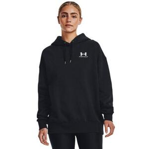 Under Armour Dámská mikina Essential Flc OS Hoodie black L, Černá