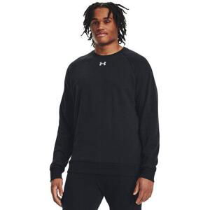 Under Armour Pánská mikina Rival Fleece Crew black M, Černá