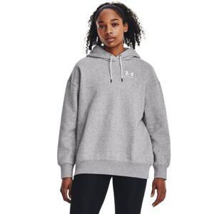 Under Armour Dámská mikina Essential Flc OS Hoodie mod gray light heather S