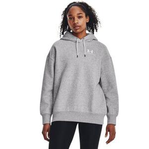 Under Armour Dámská mikina Essential Flc OS Hoodie mod gray light heather L