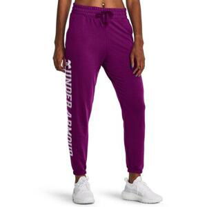 Under Armour Dámské tepláky Rival Terry Graphic Jogr mystic magenta S