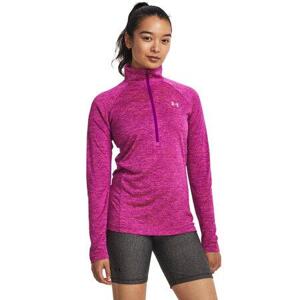 Under Armour Lehká dámská mikina New Tech 1/2 Zip - Twist mystic magenta L