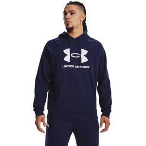 Under Armour Pánská mikina Rival Fleece Logo HD midnight navy XXL, Tmavě, modrá