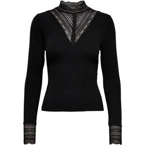 ONLY Dámské triko ONLTILDE Stretch Fit 15207788 Black L