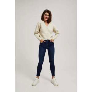 MOODO Skinny jeans - vel, Námořnictvo, L