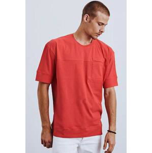 Dstreet Červené pánské tričko RX4632 L
