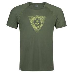 Kilpi Pánské běžecké triko WYLDER-M khaki Velikost: 3XL, KHK, XXXL