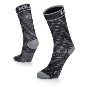 Kilpi Unisex cyklistické ponožky CYCLER-U černé Velikost: 39, BLK