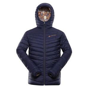 ALPINE PRO Pánská oboustranná bunda hi-therm EROM mood indigo varianta pb XS, Modrá