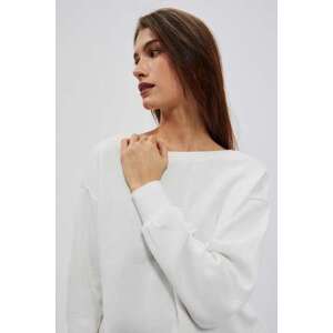 MOODO DÁMSKÁ MIKINA L-BL-4001 OFF WHITE Velikost: XL, ecru