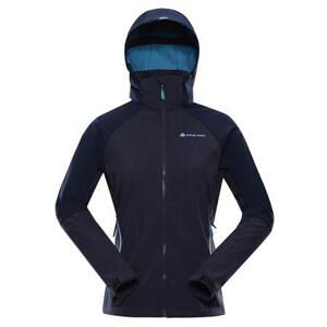 ALPINE PRO Dámská softshellová bunda s membránou LANCA mood indigo M, Modrá