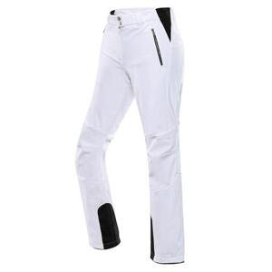 ALPINE PRO Dámské softshellové lyžařské kalhoty HADEMA white XXL