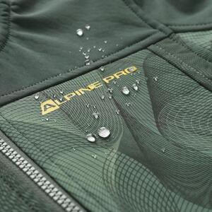 ALPINE PRO Dětská softshellová bunda HOORO loden frost varianta pa 140-146, 140/146