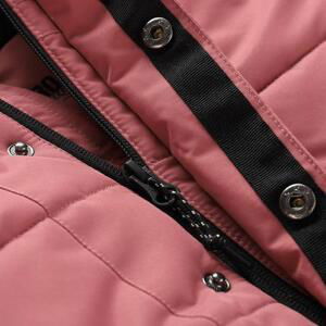 ALPINE PRO Dětská bunda s membránou ptx EGYPO dusty rose 140-146, 140/146