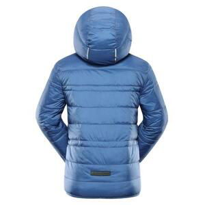 ALPINE PRO Dětská oboustranná bunda hi-therm EROMO vallarta blue varianta pd 116-122, 116/122