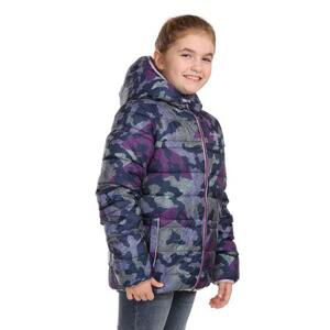 ALPINE PRO Dětská oboustranná bunda hi-therm EROMO pastel lilac varianta pd 104-110, 104/110