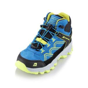 ALPINE PRO Dětská outdoorová obuv s membránou ptx TITANO electric blue lemonade 28