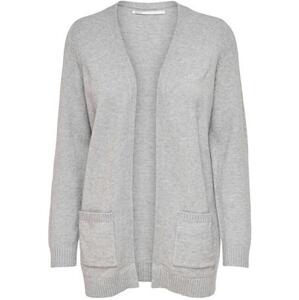 ONLY Dámský kardigan ONLLESLY Regular Fit 15174274 Light Grey Melange M