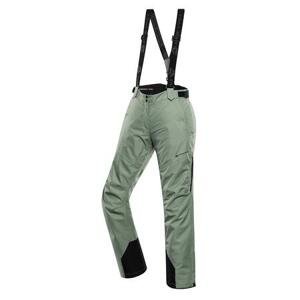 ALPINE PRO Dámské lyžařské kalhoty s membránou ptx OSAGA loden frost XL, Zelená