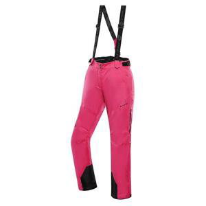ALPINE PRO Dámské lyžařské kalhoty s membránou ptx OSAGA cabaret XS, Růžová