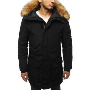 Dstreet Pánská zimní bunda parka, černá TX3006 XL