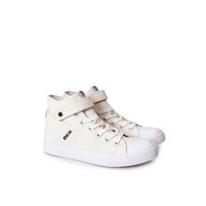 Big Star Shoes High Sneakers Tied Big Star FF174140 White 44, Bílá