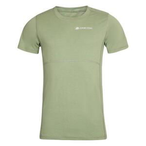 ALPINE PRO Pánské triko z merino vlny HUR aspen green S, Zelená