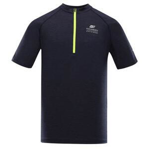 ALPINE PRO Pánské rychleschnoucí triko LATTER mood indigo XL, Modrá