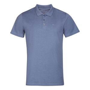 NAX Pánské polo triko HOFED dk.metal blue M, Šedá