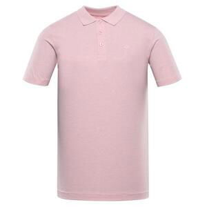 NAX Pánské polo triko HOFED pink S, Růžová
