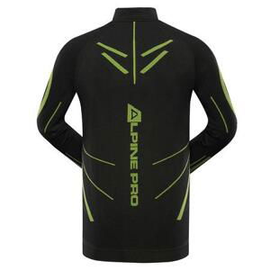 ALPINE PRO Pánské rychleschnoucí prádlo - triko SEAM black XL-XXL, Černá, XL / XXL