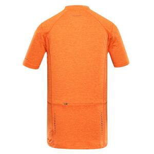 Alpine Pro triko pánské krátké GERET rychleschnoucí oranžové XS, Oranžová