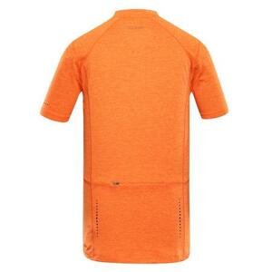 Alpine Pro triko pánské krátké GERET rychleschnoucí oranžové M, Oranžová