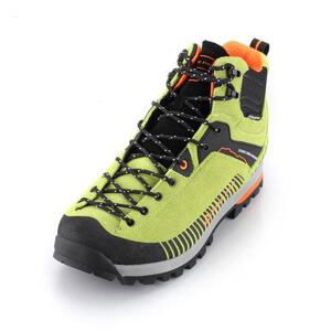 ALPINE PRO Outdoorová obuv s membránou ptx NEVISE lime green 47, Zelená