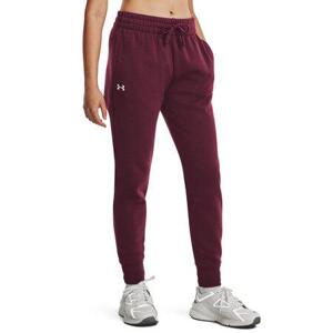 Under Armour Dámské tepláky Rival Fleece Jogger dark maroon XS