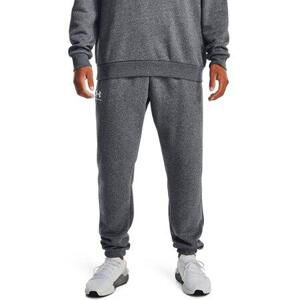 Under Armour Pánské tepláky Essential Fleece Jogger pitch gray medium heather XL