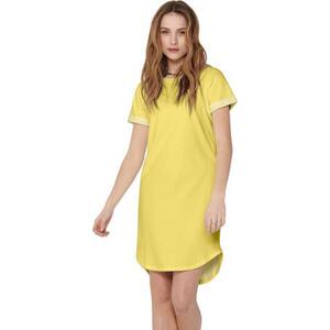 Jacqueline de Yong Dámské šaty JDYIVY LIFE 15174793 Yellow Cream S