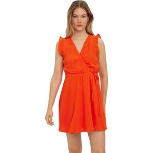 Vero Moda Dámské šaty VMNATALI 10263273 Cherry Tomato M