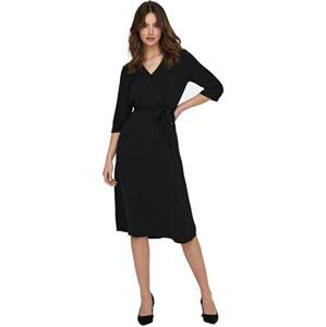 Jacqueline de Yong Dámské šaty JDYLION Regular Fit 15207813 Black 38