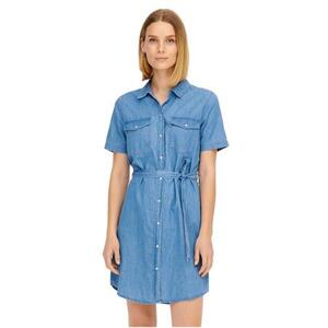 Jacqueline de Yong Dámské šaty JDYBELLA Regular Fit 15231238 Light Blue Denim 34