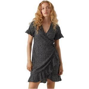 Vero Moda Dámské šaty VMHENNA Regular Fit 10286402 Black XS