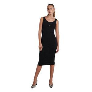 Pieces Dámské šaty PCKITTE Slim Fit 17112261 Black XS