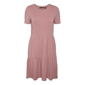 Vero Moda Dámské šaty VMFILLI Relaxed Fit 10248703 Nostalgia Rose M